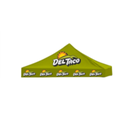 10' X 10' Del Taco Green Logo Tent Topper