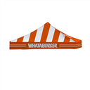 10' x 10' Whataburger Orange Striped Logo Tent Topper